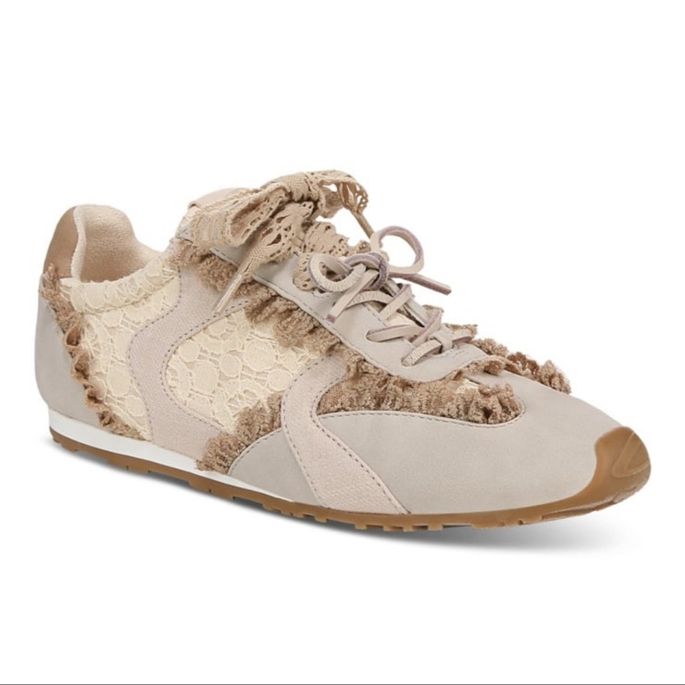 NWN circus NY by Sam Edelman Nash lace up ruffle lace womens sneakers size 9